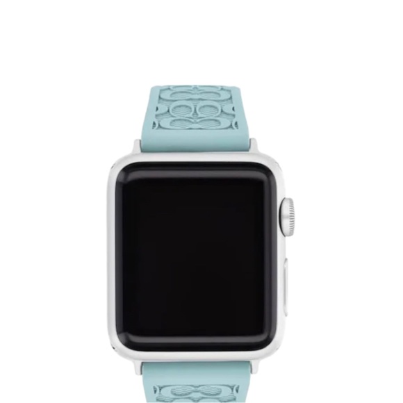 NEW Coach Apple Watch 38MM-40MM Signature C Embossed Watch Strap - Picture 3 of 7